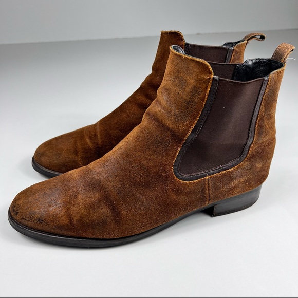 Thursday Boot Co. Shoes - Thursday Boot Co Duchess Glazed Ginger Brown Suede Women's Chelsea Boots Size 11
